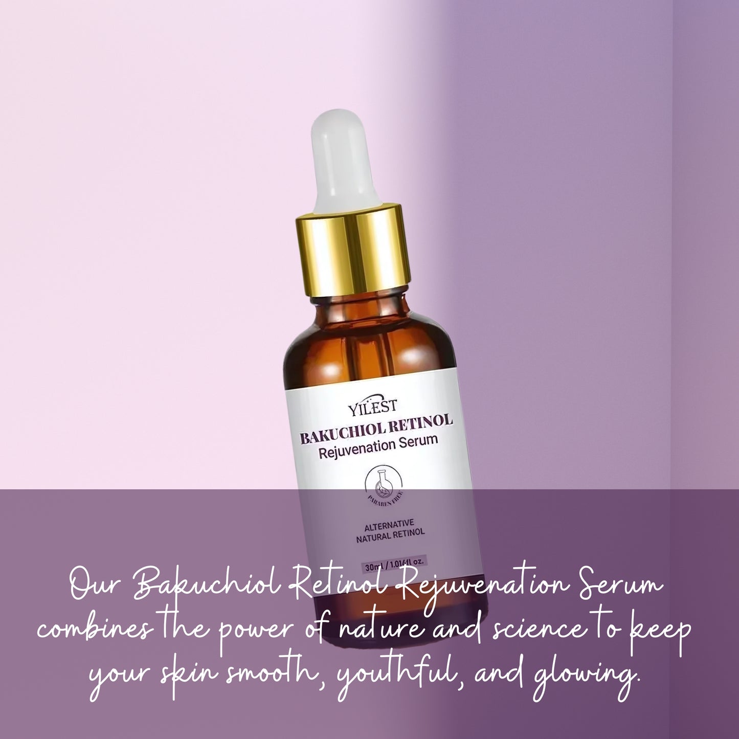 Bakuchiol Retinol Serum – Moisturizing & Firming Facial Essence