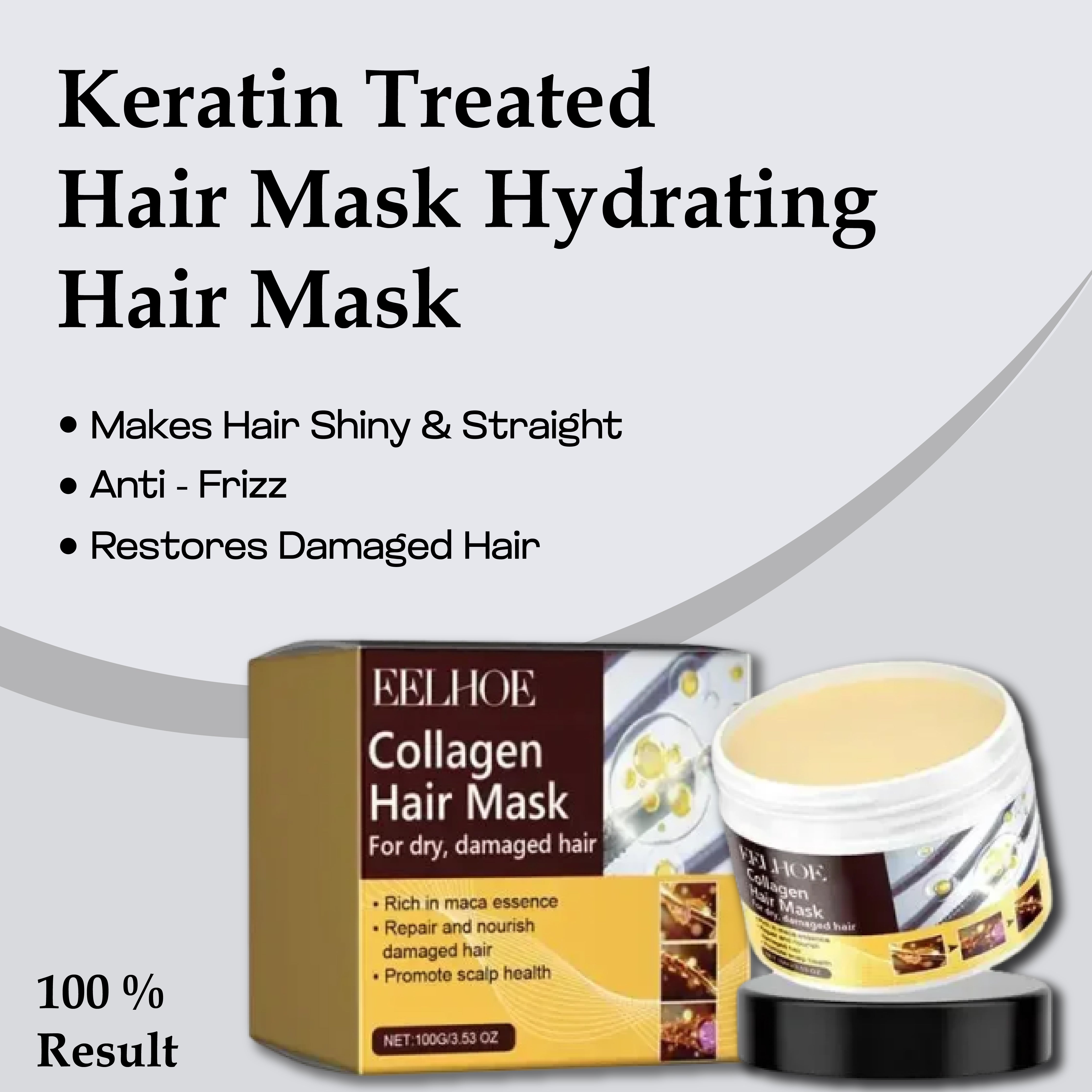 Keratin Treated Hair Mask Hydrating Hair Mask | ZENITH CART - Zenith Cart