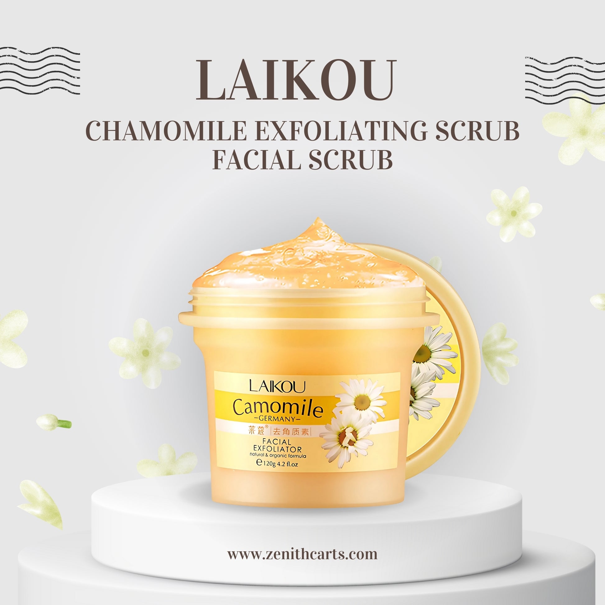 Chamomile Exfoliator Gel Scrub