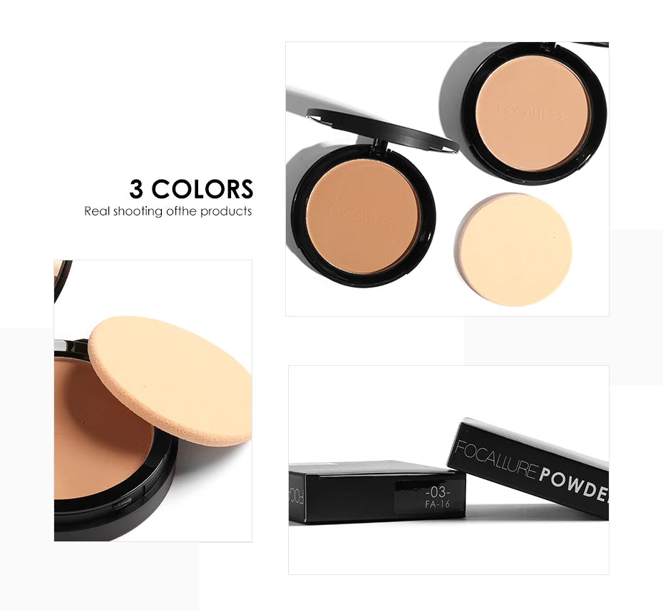 Oil-Control Natural Foundation Pressed Powder - Flawless Matte Finish - Zenith Cart