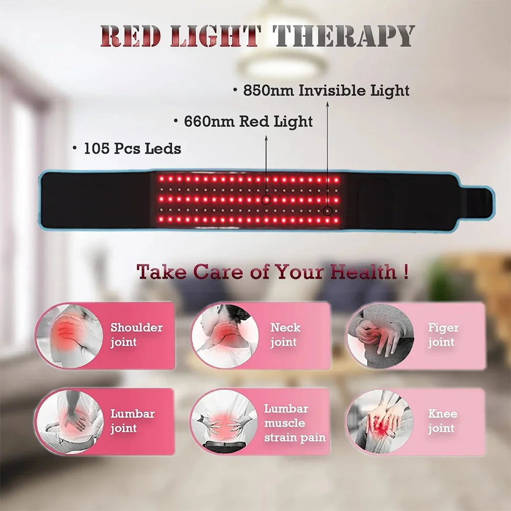 Infrared LED Therapy Belt Circulation Improvement Muscle recovery | ZENITH CART - Zenith Cart