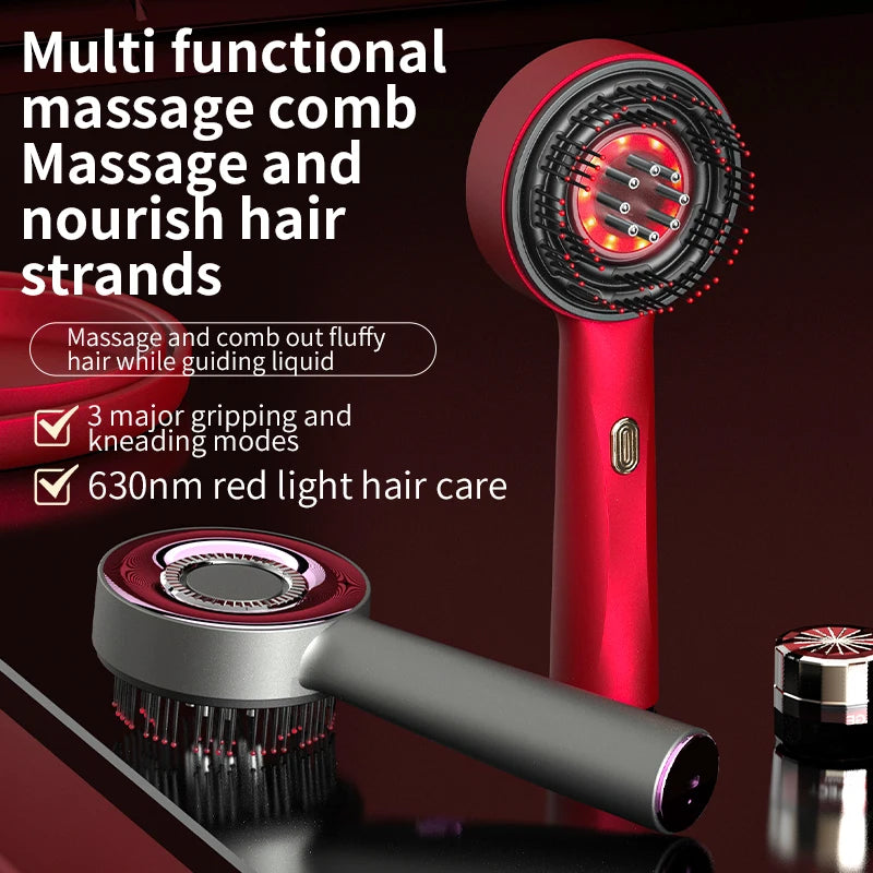 Electric Hair Regrowth Brush with Infrared & Scalp Massage - Zenith Cart