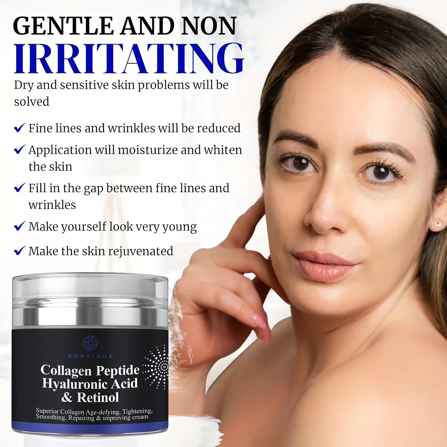 Collagen Peptide Cream: Anti-Wrinkle & Firming Moisturizer - Zenith Cart