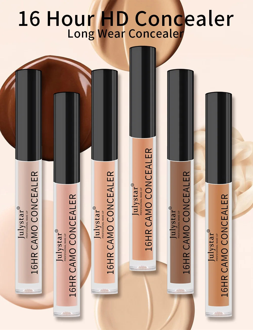 Ultimate 6-Color Liquid Concealer_Full Coverage & Moisturizing Formula - Zenith Cart