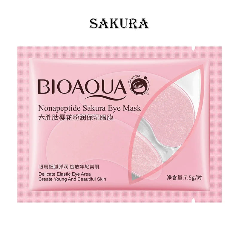 BIOAQUA Collagen Eye Mask-Korean skincare eye patches - Zenith Cart