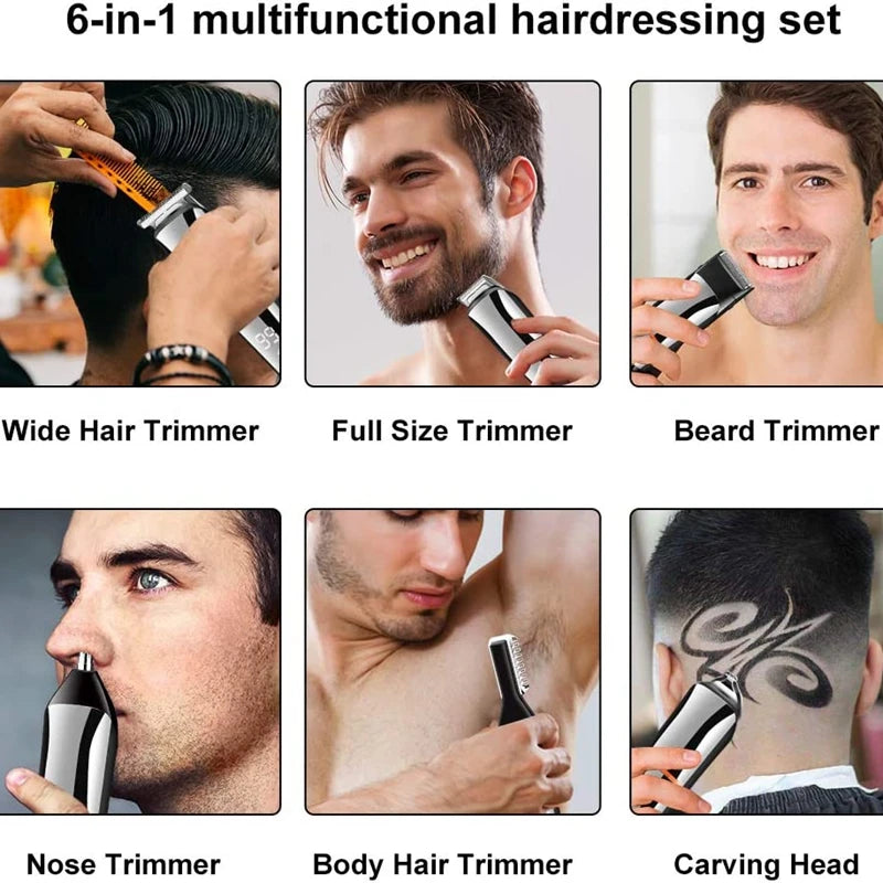 11-in-1 Multi Hair Trimmer – Beard, Nose & Body Grooming Kit - Zenith Cart