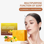 Lemon Turmeric Kojic Acid Soap-Natural brightening soap - Zenith Cart