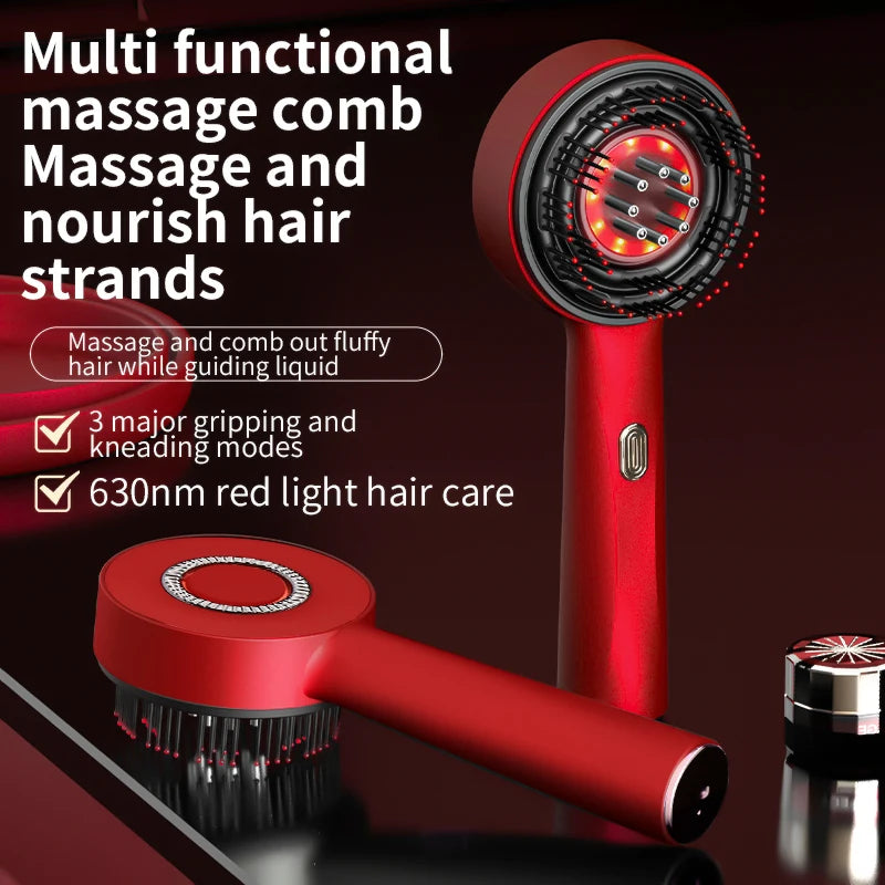 Electric Hair Regrowth Brush with Infrared & Scalp Massage - Zenith Cart