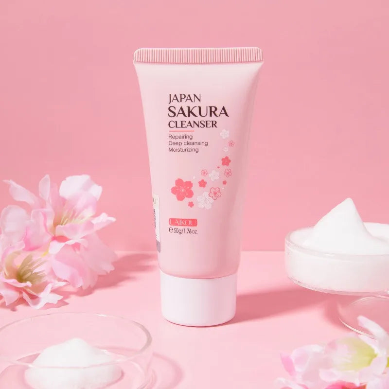 Sakura Deep Clean Foam Face Wash – Oil-Free Radiance - Zenith Cart