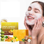 Lemon Turmeric Kojic Acid Soap-Natural brightening soap - Zenith Cart