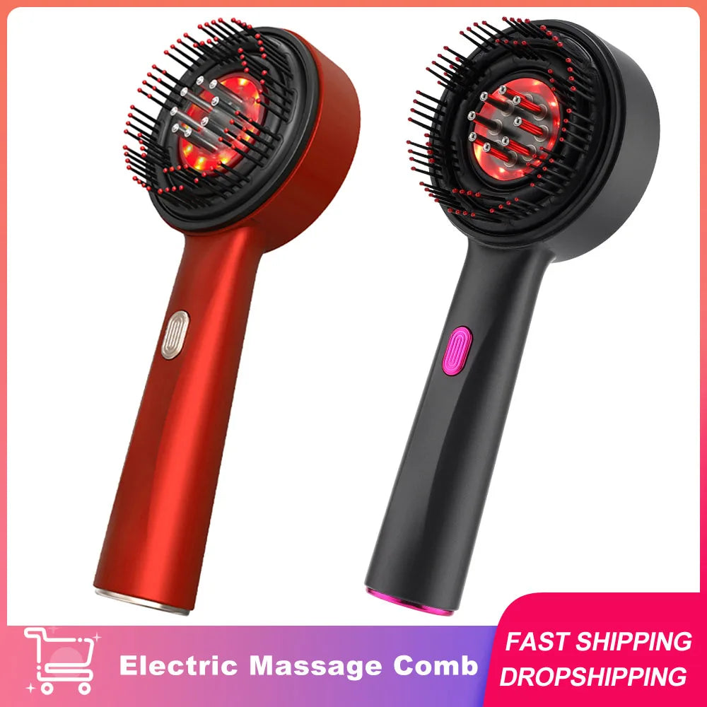 Electric Hair Regrowth Brush with Infrared & Scalp Massage - Zenith Cart