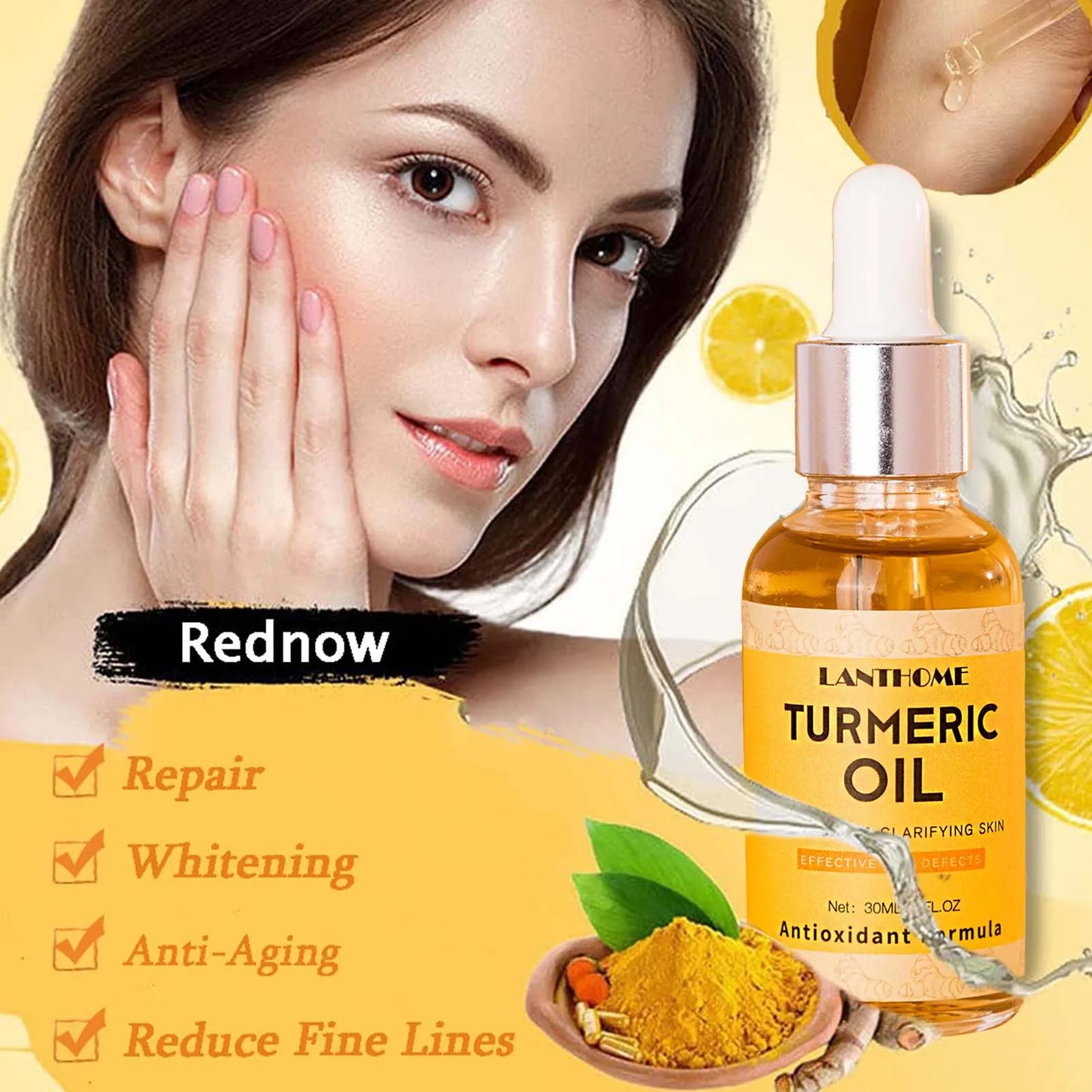 Turmeric Radiance Serum_Deep Hydration, Freckle Whitening, & Skin Smoothing - Zenith Cart