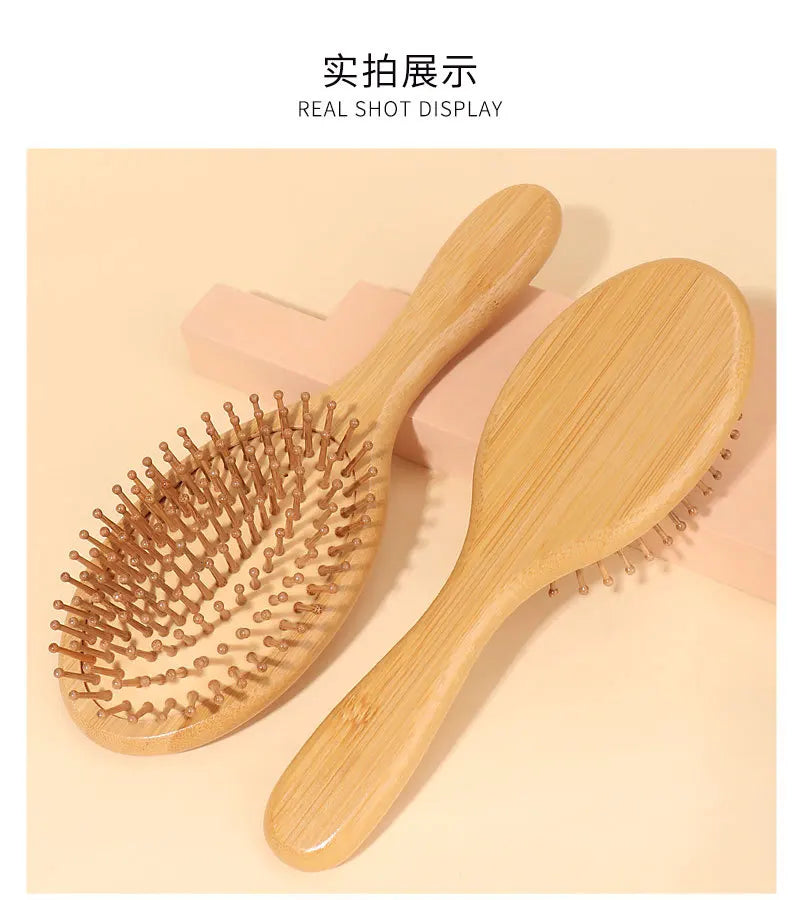 Premium Wooden Bamboo Comb for Baby Massage & Hair Care - Zenith Cart