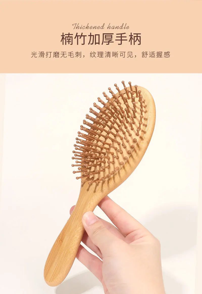 Premium Wooden Bamboo Comb for Baby Massage & Hair Care - Zenith Cart