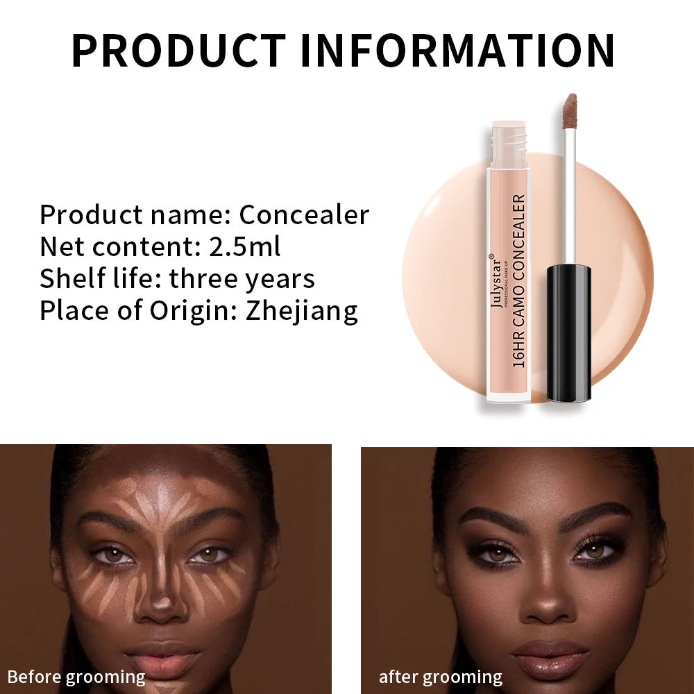 Ultimate 6-Color Liquid Concealer_Full Coverage & Moisturizing Formula - Zenith Cart