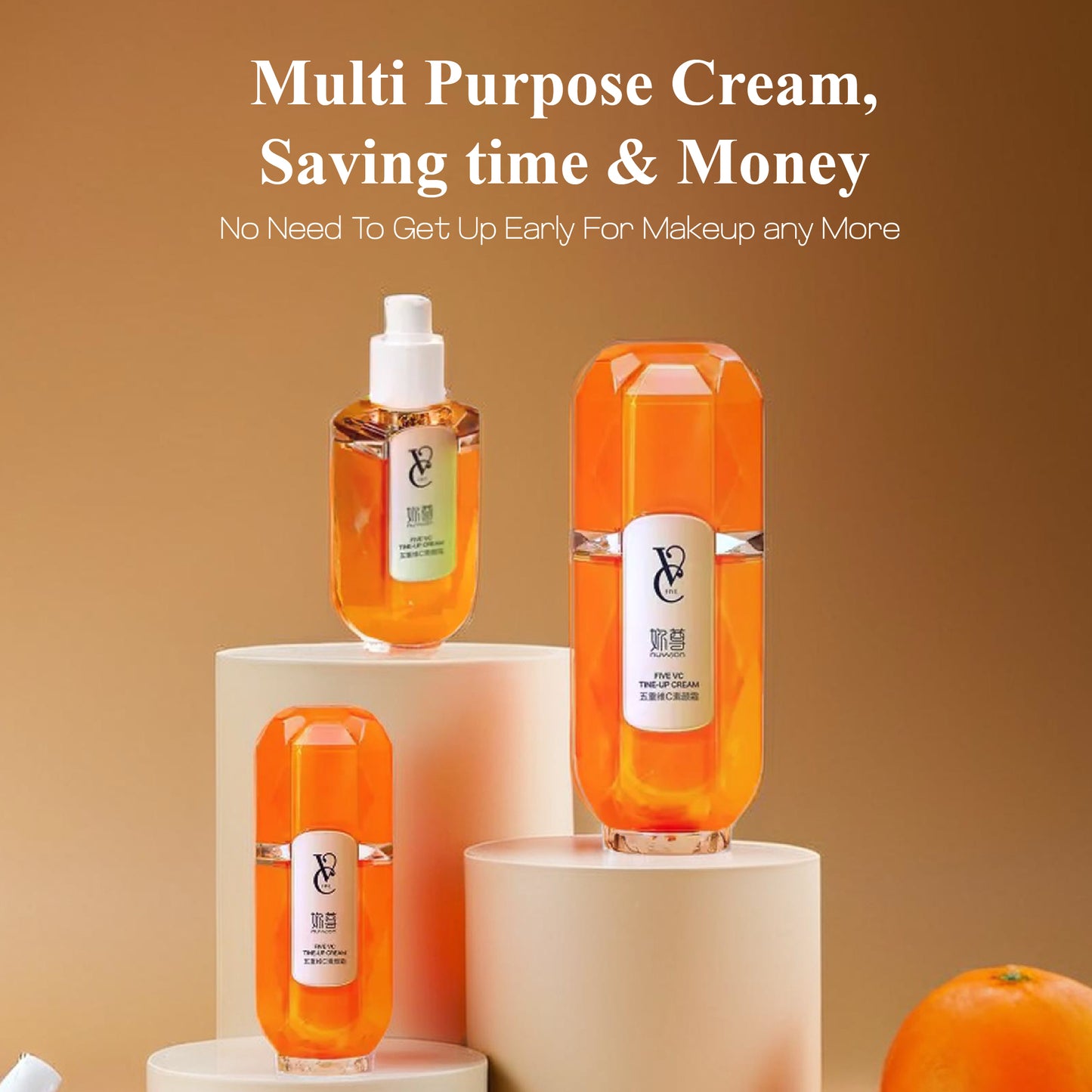 Multi-Vitamin C Natural Make-up Cream_Brightening